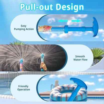 Fun Pull-Out Firework Water Gun Toy-923
