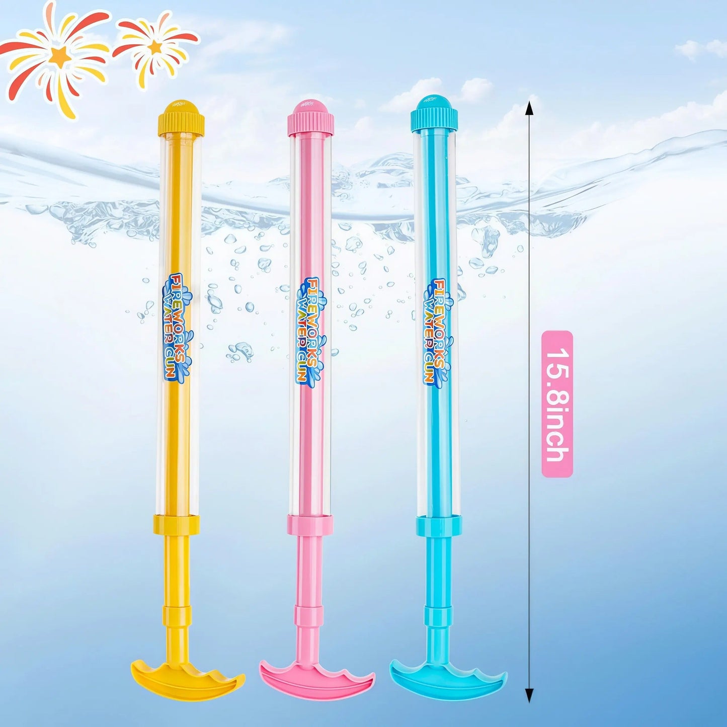 🥳2026 HOT SALE🥳💞Fireworks Water Gun,Perfect for beach, pool or bath. Lightweight & ergonomic-923