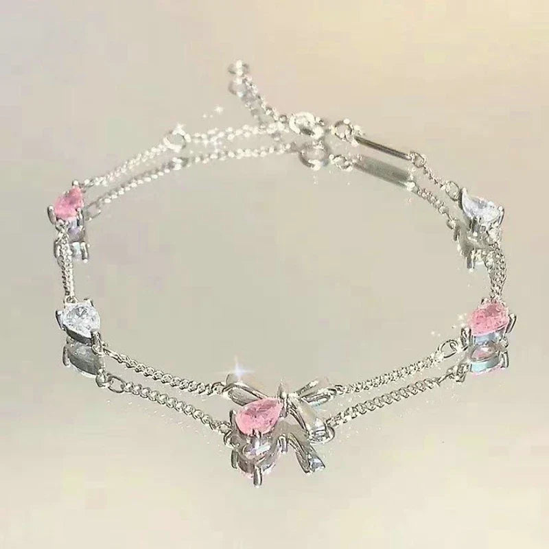 Bracelet mode avec nœud mignon
