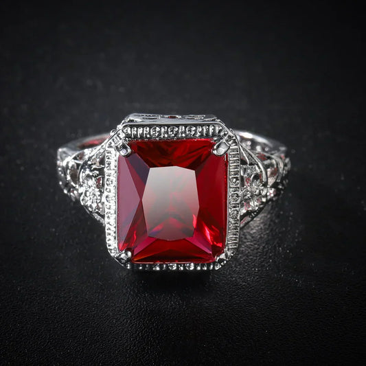 Bague de mariage pour femme avec fleur gravée ajourée